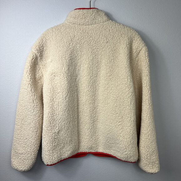 Target x Lego Women’s Sherpa Jacket Size Small Full Zip Contrast Pink Pocket - Picture 2 of 9